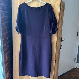 New with Tags Ann Taylor Purple Dress 12, 1/4 Sleeves